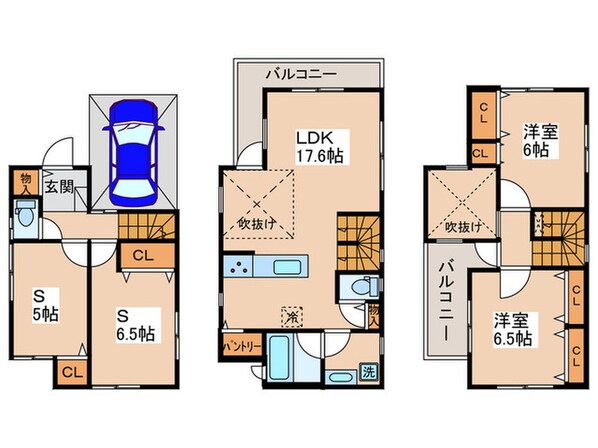 奥戸2丁目戸建ての物件間取画像